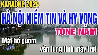 Hà Nội Niềm Tin Và Hy Vọng Karaoke Tone Nam Nhạc Sống gia huy karaoke