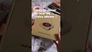 Got the cutest CD Player to listen to my Twice Albums