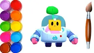 How to Draw Sprout 🌱 Brawl Stars