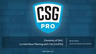 Elements of DAX 06-09: Current Row Filtering with CALCULATE()