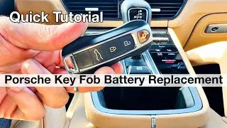 Porsche Cayenne Remote Fob Battery Replacement DIY