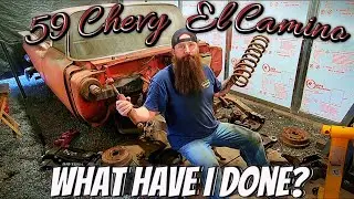 I Rip & Tear Apart the Rustiest 1959 Chevy El Camino on YouTube! What Have I Done? Can I Fix It?