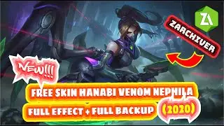 Skin Hanabi Epic Venom Nephila | Full Effect + Animation + Backup | MLBB