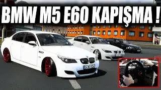 BMW M5 E60 BULUŞMASI ! BERKECANIN ARABASIYLA YARIŞTIM !!! ETS 2 MOD 1.49 [ Logitech G29 ]