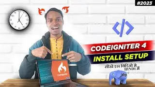 Codeigniter 4 with xampp | Codeigniter 4 tutorial | Latest codeigniter 4 tutorial 2023 Hindi