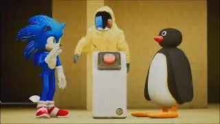I testing Entity Trap with Sonic and Pingu in backrooms