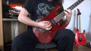 E Phrygian Dominant alternate picking excercise descending