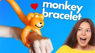 Monkey Bracelet: How to Make Balloon Animals for Beginners 