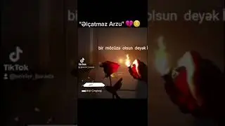 "Əlçatmaz Arzu" adlı yeni şeirim  ✍💔