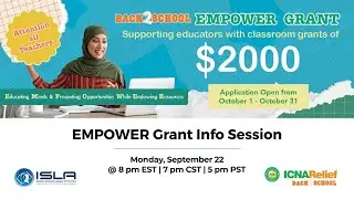 2025 ICNA Relief EMPOWER Grant - Info Session