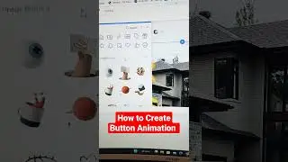 How to create a custom  button animation with images then customize to show anything 