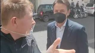 Selfie con Giuseppe Conte
