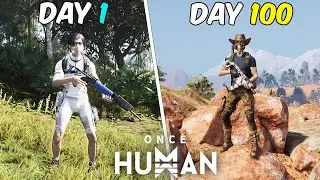 I  Survived 100 Days In Once Human ( Hindi )