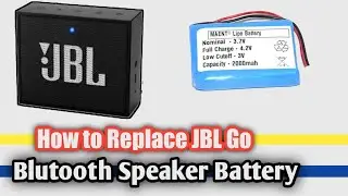 JBL GO SPEAKER battery Replacement |How to change JBL Go Bluetooth Speaker Battery | In Hindi