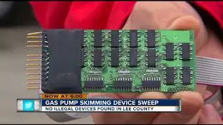 Gas Pump Skimming Device Sweep