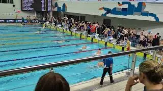 4x50 Medley relay, came 18th in the state
