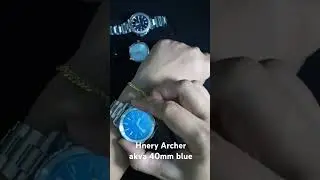 Henry Archer Akva blue #diverwatch #microbrand #beautifulwatch #automatic
