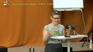 KAEST - Modra - Slovakio 2018 - elsendoj en Esperanto - preleganto Pavlina Kožuchová