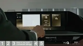 How to Setup myQ Connected Garage with INFINITI InTouch Services | Support