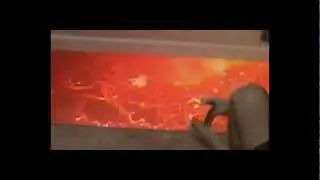 Lava floor game. Making green screen cheap