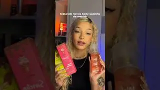 testando bodysplash de pistache da virginia! NEM ELA GOSTOU🤣🤣 #wepink #virginiafonseca #bodysplash