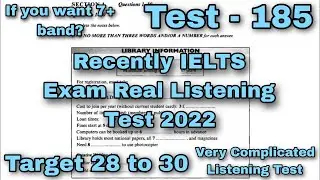 VERY HARD LISTENING TEST 2022 | BC & IDP REAL IELTS LISTENING TEST | NEW IELTS LISTENING TEST 2022