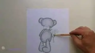 Как нарисовать Мишку Тедди  (How to draw a teddy bear)
