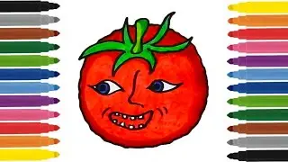 Как нарисовать Мистер ПОМИДОР / Рисуем мистер ТОМАТОС из игры/ How to draw Mr. Tomatos from the game