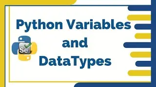 Python Variables and DataTypes | Selenium Python Tutorial