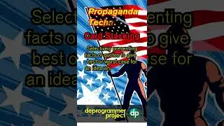 Identifying Propaganda Techniques: Card Stacking #shorts