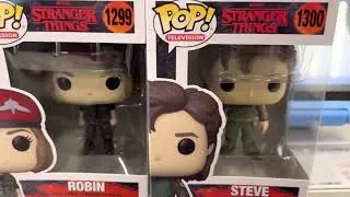 Stranger things demobat, steve , Robin Funko pop