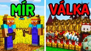100 Hráčů Simuluje BÁJNOU Civilizaci v Minecraftu
