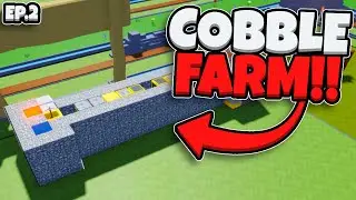 UPGRADING MY COBBLE FARM! | Block Tycoon ROBLOX