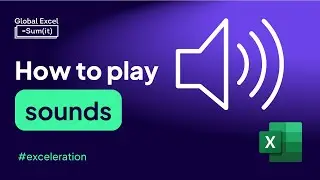 How to play sounds in Excel
