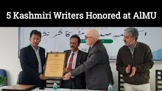 5 Kashmiri language writers honored at AlMU