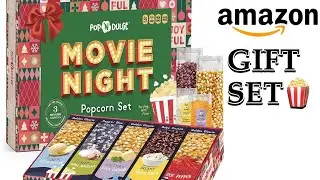 HOW TO GIVE THE PERFECT HOLIDAY POPCORN MOVIE NIGHT GIFT SET | AMAZON FINDS!!