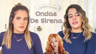 Cómo hacer ondas de Sirena FACIL (How to do Mermaid waves) con tenaza básica