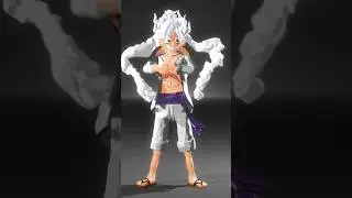 Gear 5 Luffy in Blender! #onepiece
