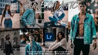 Cinematic Lightroom Preset - Film Look | Lightroom Tutorial Mobile | Free Lightroom Preset & dng