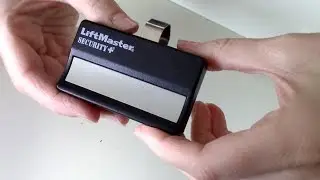 How to change the battery on Garage Door Remote [ LiftMaster Security Chamberlain opener]