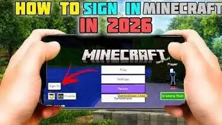How To Sign In Minecraft PE 1.26+ ✅ | Easy Method 2026 | Microsoft account |Sign In Problem Fix