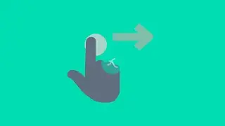 Finger touch Lottie JSON animation
