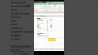 Construire une todo list automatique #excel #pourtoi #pt