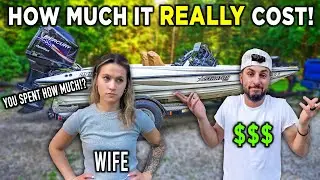 How Much I Spent Restoring A Marketplace Bass Boat!