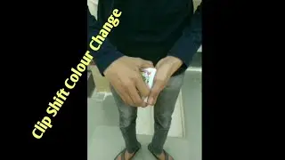 Clip Shift Colour Change | Amazing Card Trick / #shorts