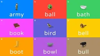 Spelling 4 Letter Words in English with Dopalearn™ | Pop-up Training System™ for Toddlers