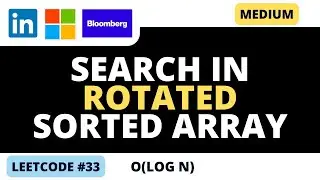 Leetcode 33   - Search in Rotated Sorted Array  - Binary Search - Python