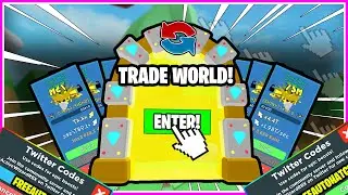 CLICKER SIMULATOR - *NEW* TRADING WORLD! HOW TO ENTER! NEW 75M EGG! TWITTER CODES AND MORE! - ROBLOX