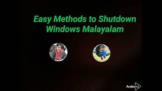 Easy Methods to Shutdown Windows Malayalam #windows #shutdown#tech tips