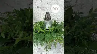Cemetery decoration you can easily create by yourself  ⛪️ #shorts #cemetery #tutorial